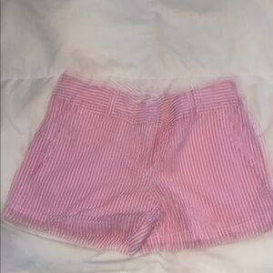 Vineyard Vines Pink and White Striped Shorts size 12